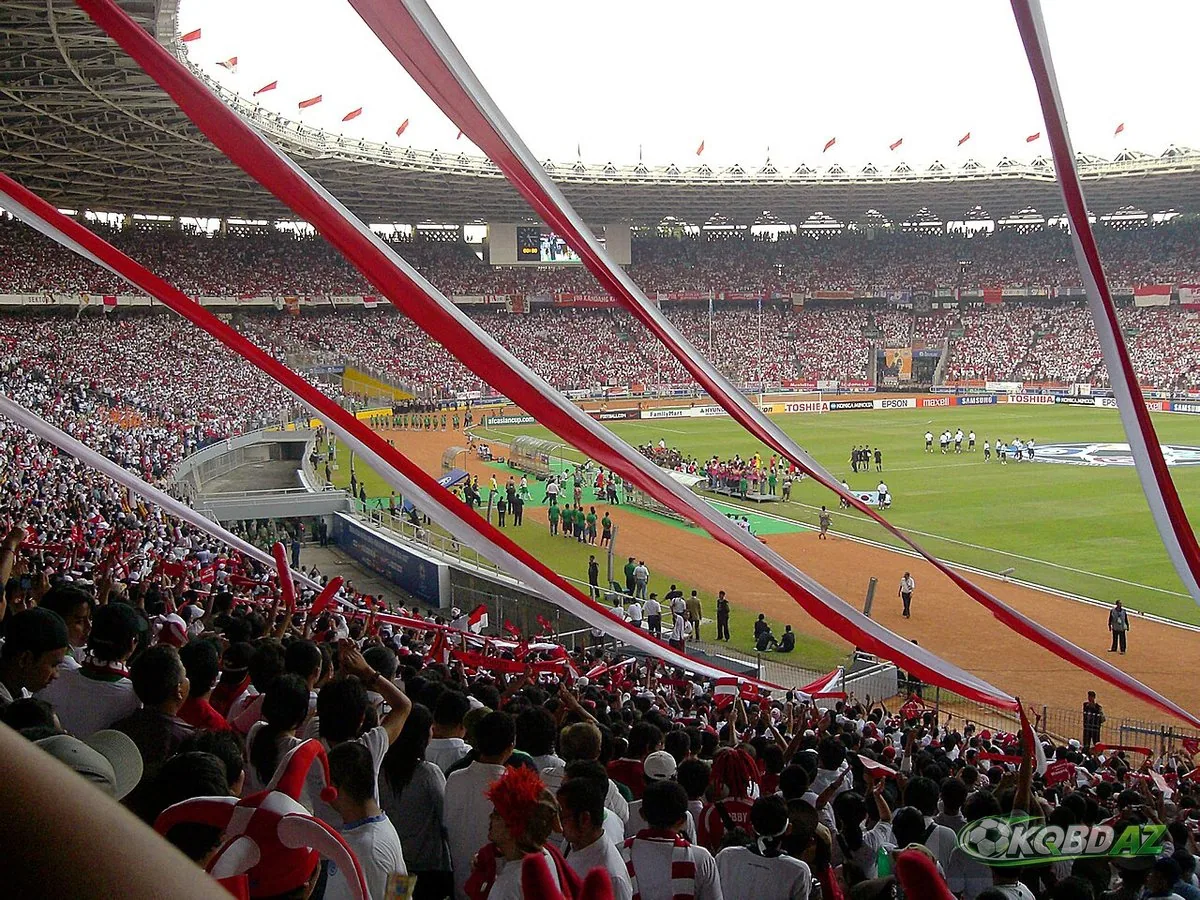 Khán giả Indonesia phủ kín sân Gelora Bung Karno trong trận gặp Hàn Quốc ở Asian Cup 2007